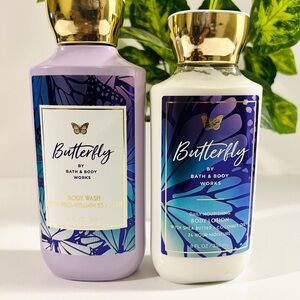 Bath & Body Works Butterfly Body Wash - and Body Lotion. Brand New
